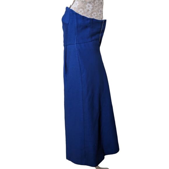 c/ Meo Collective Wake Me Dress blue strapless dress - Picture 3 of 6